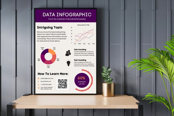 Data Visualization Template in 3 Sizes