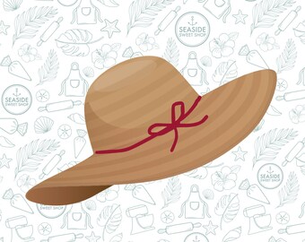 Chapéu de Praia Cookie Cutter STL Download