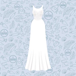 Dress Cookie Cutter - Slim and Simple - STL Download