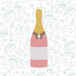 Champagne Bottle - Cookie Cutter STL Download