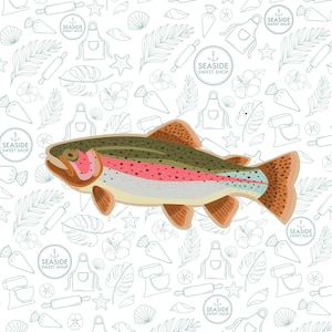 Trout Fish Cookie Cutter