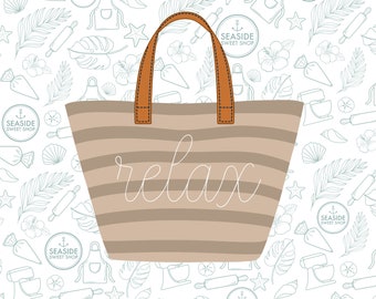 Cortador de biscoitos para bolsa de praia STL para download