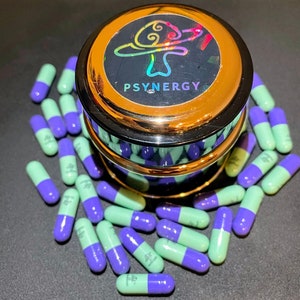 Mushroom & Phytoplankton Blend: Lions Mane, Chaga, Cordyceps - 45 Capsules