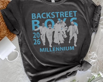 Camiseta vintage retro de boy band Millennium, camiseta de boy band de los 90