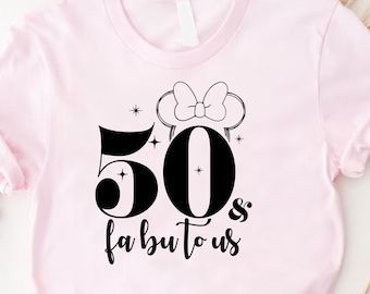 Minnie Mouse 50th Birthday Shirt, Disney Fabulous Tee