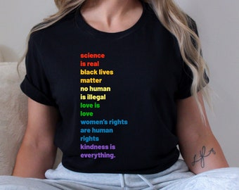 Inclusion Statement T-Shirt, Black Lives Matter, LGBTQ Gift