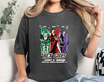 Comfort Colors® The Hex Girls Tour Shirt,Hex Girls Concert Retro Tshirt,Halloween Hex Girls Rock Band,Hex Girls Concert Tee,Rocker Mama Gift