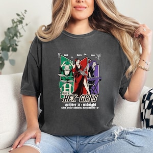 Comfort Colors® The Hex Girls Tour Shirt,Hex Girls Concert Retro Tshirt,Halloween Hex Girls Rock Band,Hex Girls Concert Tee,Rocker Mama Gift
