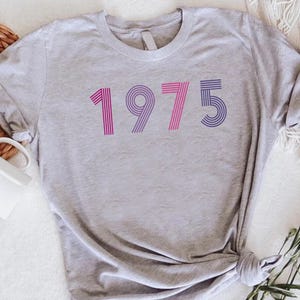 50th Birthday Shirt, Vintage 1975 Shirt, 50th Birthday Gift For Women, Retro 1975 T shirt, Vintage 1975 Shirt Women, 50th Birthday Friend