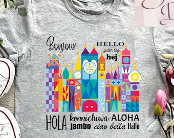 World Languages Hello Shirt, Disneyland Family Vacation Tee
