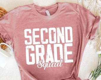 Second Grade Squad T-Shirt, Teacher Team Shirt