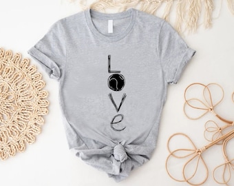 Tennis Love Shirt, Tennis Player Tee,Tennis Coach Gif