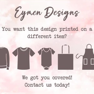 a pink and white background with a picture of a t - shirt and apron