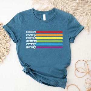 LGBTQ Star Wars Lightsaber Rainbow T-Shirt bild 7