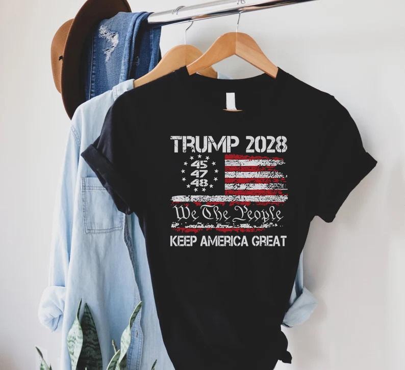 Trump 2028 Election Shirt, Conservative Gift for Men & Women image 9