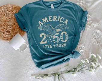 USA 250 Anniversary,Patriotic Eagle T-Shirt, 4th of July Tee, American Pride Gift