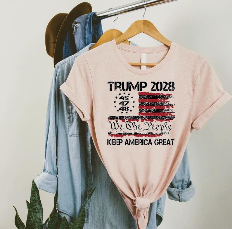Trump 2028 Election Shirt, Conservative Gift for Men & Women image 6