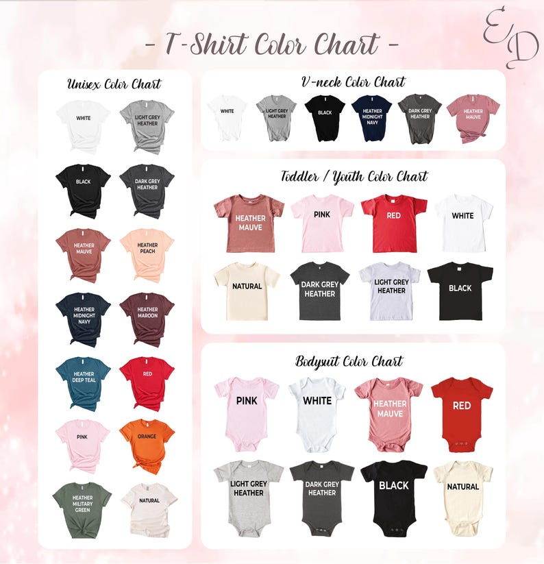a poster with a bunch of different shirts on it