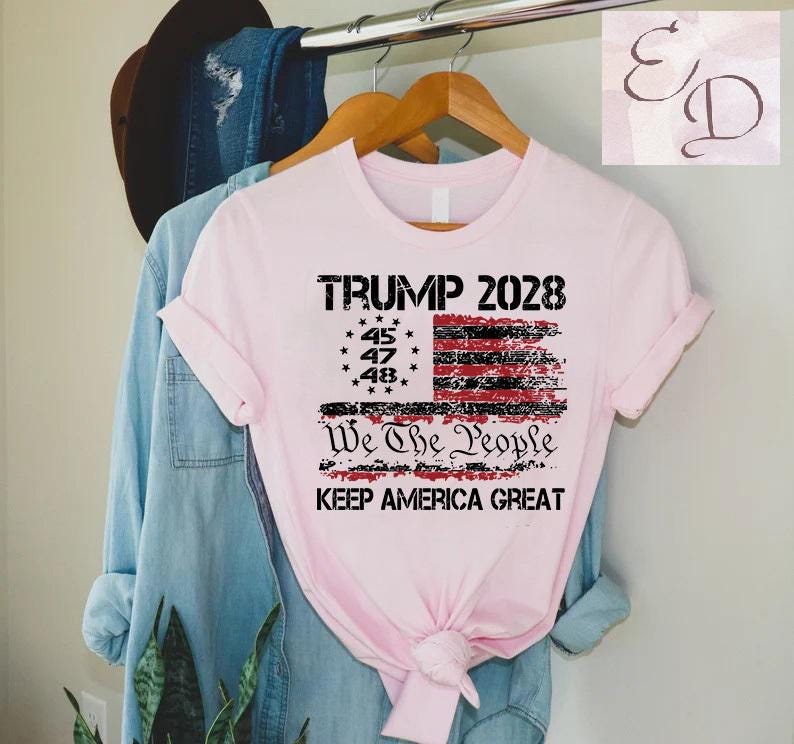 Trump 2028 Election Shirt, Conservative Gift for Men & Women image 4