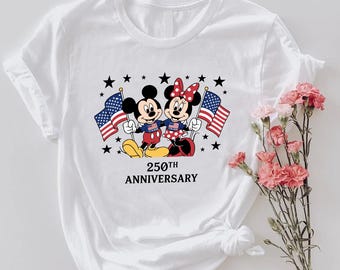 Cartoon Patriotic 4th Of July Shirt, Usa 250th Anniversary Tee,Kids Independence Day Gift