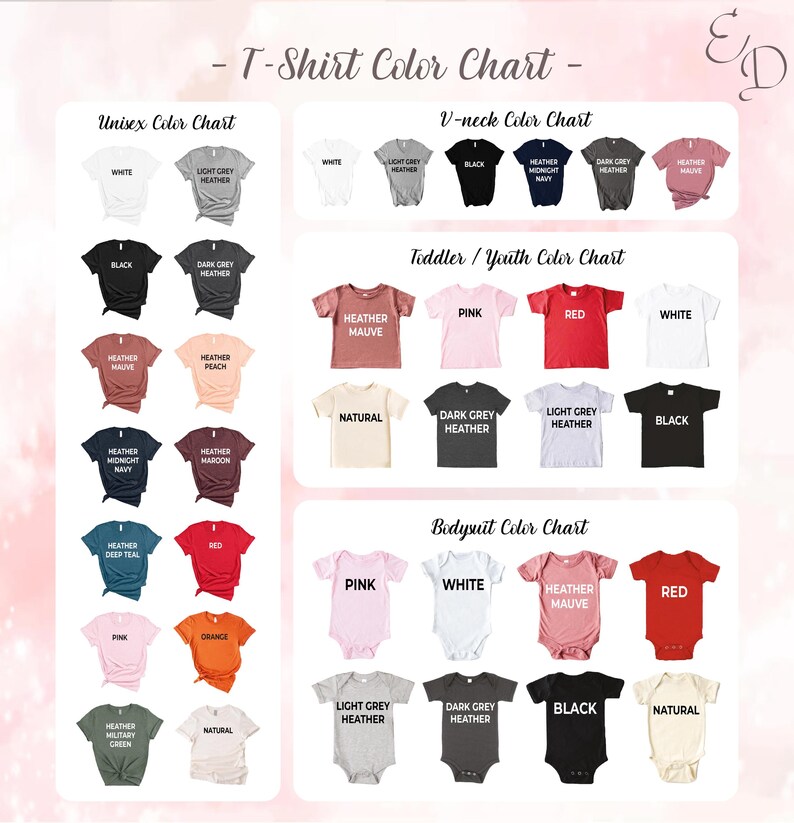 a poster with a bunch of different shirts on it