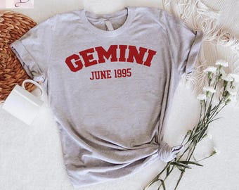 Personalized Zodiac Birthday Shirt,Custom Varsity Style Astrology Tee,Star Sign Gift