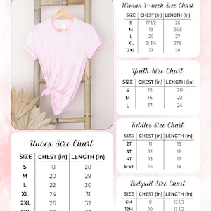 a women's shirt size chart with measurements