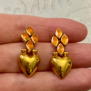 Romain antique Boucles d'oreilles avec perles romaines en