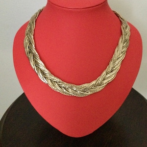 PARIS France GOLD Plated Vintage Necklace - Luxury Design Haute Couture - Huge Necklace Quality - Gold Plated Necklace from France