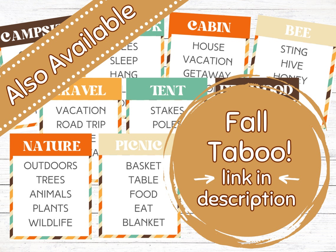 Fall Mad Libs | Printable Fill in the Blank | Party Game | Kid's Mad ...