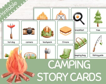 Story Building Game | Story Starters | Camping Game | All Ages | Card Game | Family Game | Story Telling | School Activity | Homeschool Game