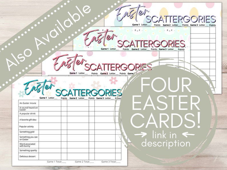 Bible Scattergories Printable Scattergories List Bible Game Youth Group ...
