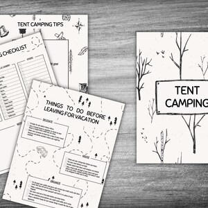 Printable Camping Planner Camping Journal Meal Planner RV Printables ...