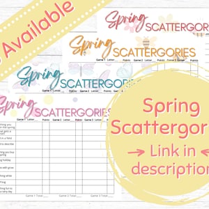 Spring Mad Libs | Printable Fill in the Blank | Party Game | Kid's Mad ...