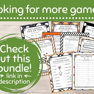 Halloween Scattergories | Printable Scattergories | Halloween Games ...