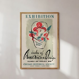 Póster de exposición de museo de arte antiguo en tamaños 12x18 y 16x24, reproducción vintage