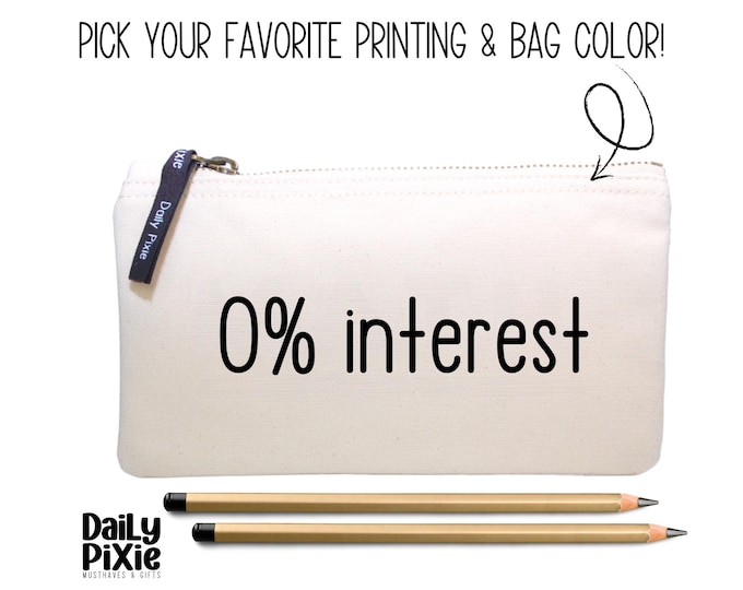 Quirky Pencil Pouch - 0% Interest, Infinite Laughs!