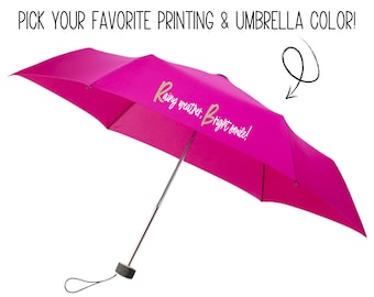 Chic Wind-Proof Foldable Umbrella - 'Rainy Weather, Bright Smile