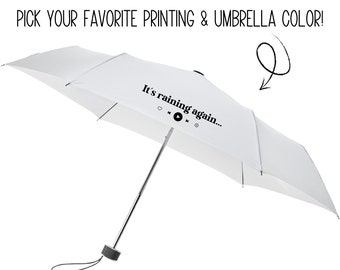 Parapluie pliable branché - Spotify « Il pleut encore... »