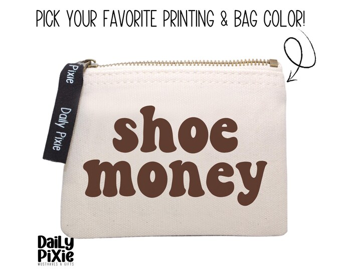 Coin bag - Shoe Money: Trendy and Convenient Accessory for Shoe and Sneaker lovers!