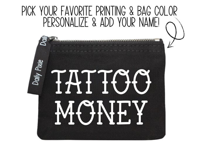 Coin bag - Tattoo Money: Fashionable Accessory for Traditional Ink Lovers!!