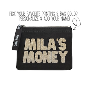 Münzbeutel – „Custom Name“ Money: ein unverzichtbares, personalisiertes Accessoire!