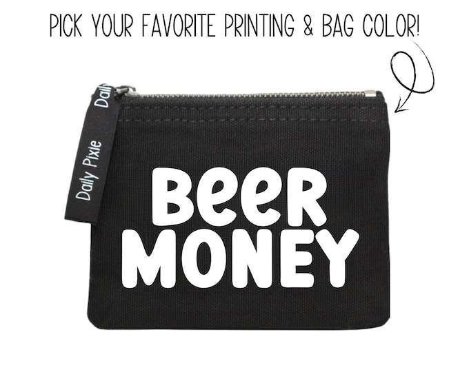Coin bag - Beer Money: Perfect Gift for Beer Lovers!