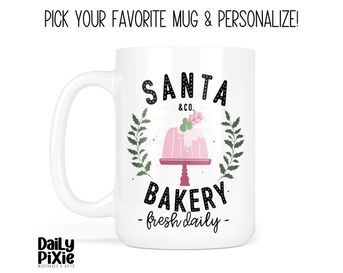 Unique Christmas Mug with Custom Text – Perfect for Holiday Gifts