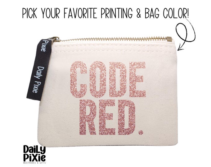 Period bag - Code Red: Stay Organized and Laugh Out Loud!