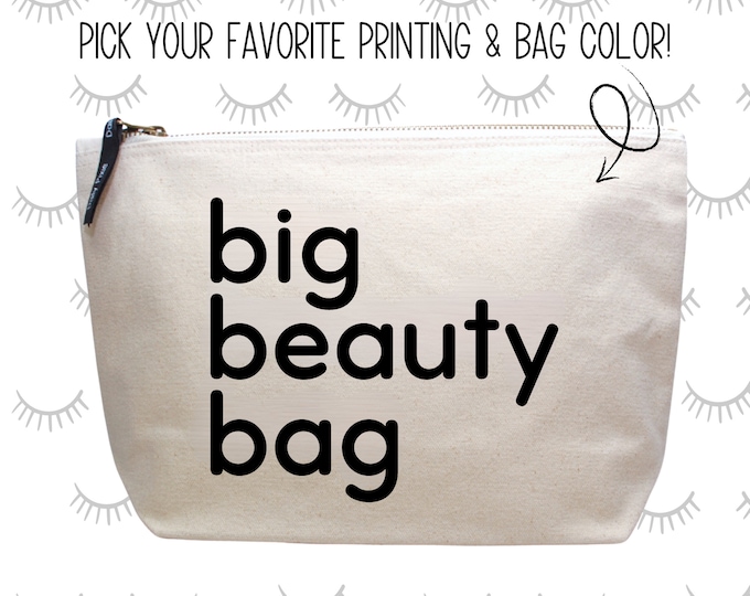 Stylish and Spacious: Large Beauty Bag, Ideal for All Your Beauty Essentials