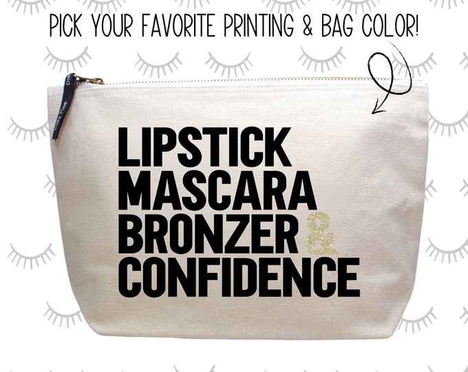 Travel-Friendly Beauty Bag for Lipstick, Mascara, Bronzer - Feel Confident Anywhere!