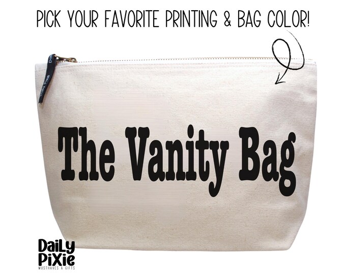 Elevate Your Vanity: Get the Must-Have Large Beauty Bag - The Vanity Bag