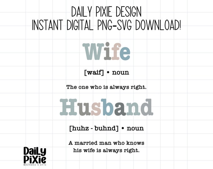 Husband and Wife PNG SVG