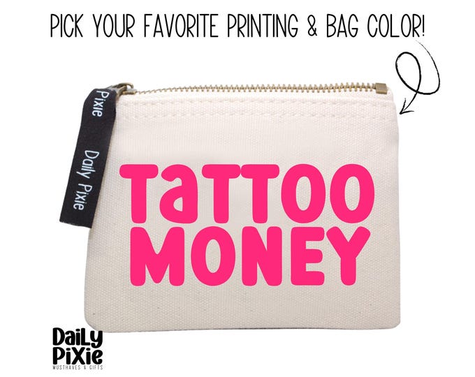 Coin bag - Tattoo Money: fun gift for Tattoo Lovers!